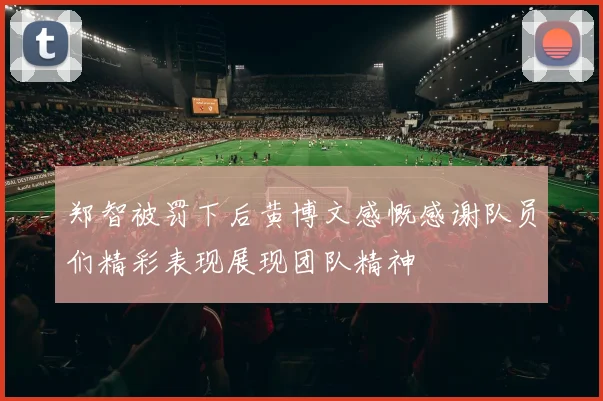 郑智被罚下后黄博文感慨感谢队员们精彩表现展现团队精神